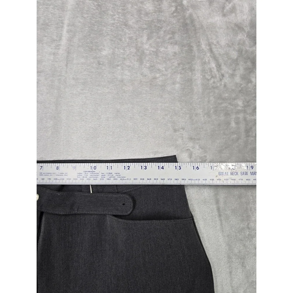 Lauren Ralph Lauren Dress Pants Womens 12P Gray Twill Stretch Work Office